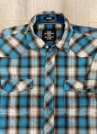 Рубашка logg by h&m с коротким рукавом