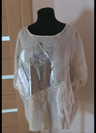 Кофта, лен ,размер 46-50