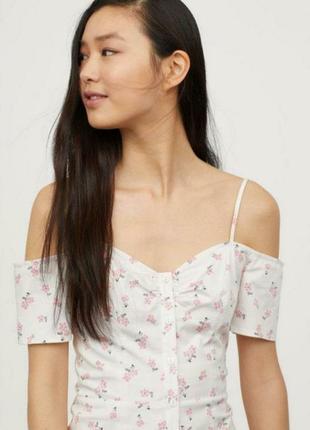 Платье коттон h&amp;m 36/165/84-88 2