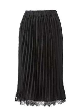 Шикарна легка юбка спідниця з плісіровкою німеччина esmara1 фото