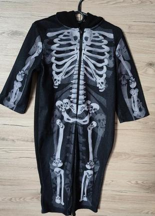 Детский костюм, кигуруми скелет на 3-4 года1 фото
