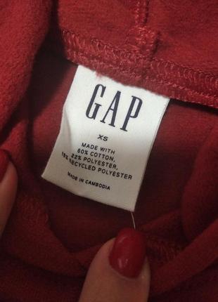 Худи, толстовка на флисе gap logo fleece hoodie. размер хs3 фото