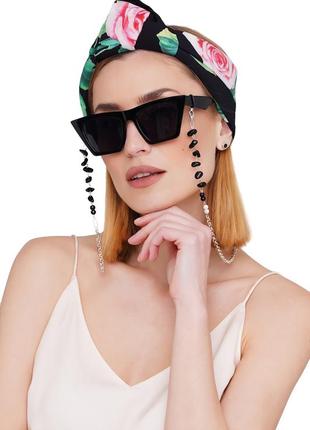 Ланцюжок для окулярів з натуральним каменем