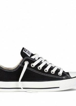 Низькі кеди converse all star low black (m9166)