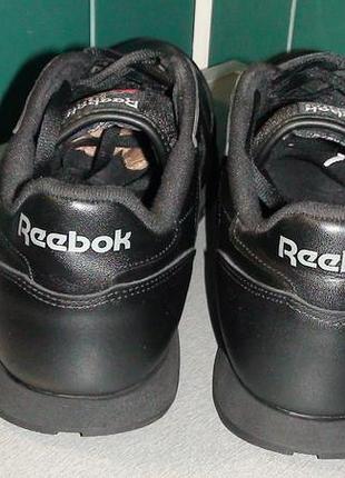 Reebok classic - кожаные кроссовки 4