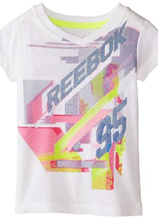 Яскрава футболка reebok на дівчинку 3-4 роки