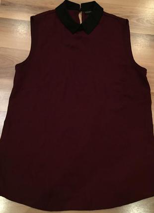 Блуза марсалового цвета3 фото