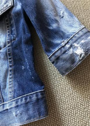 Оригинал фирменный пиджак джинсовый на миниатюрную красотку5 фото