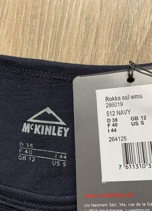 Женская треккинговая футболка mckinley merino wool outdoor8 фото