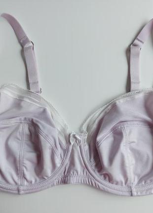 Нежный лиловый бюстгальтер без паралона