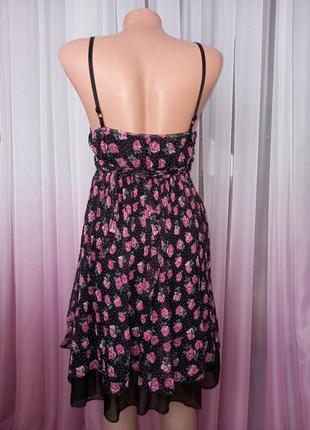 Платье сарафан в цветочный принт гафое3 фото