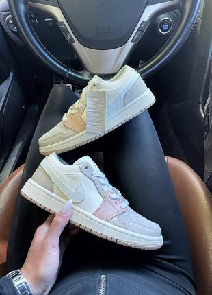 Женские кроссовки nike air jordan 1 low milan