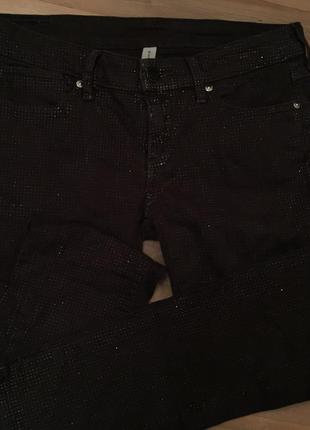 Облягаючі джинси в блискучий горошок2 фото