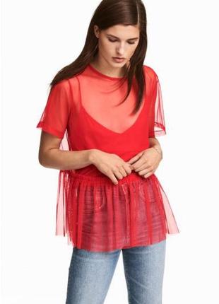Блуза ( сетка ) h&m