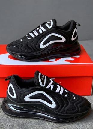 Женские кроссовки nike air max 720 black white