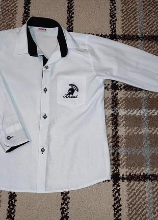 Рубашка мальчику 6-7 лет