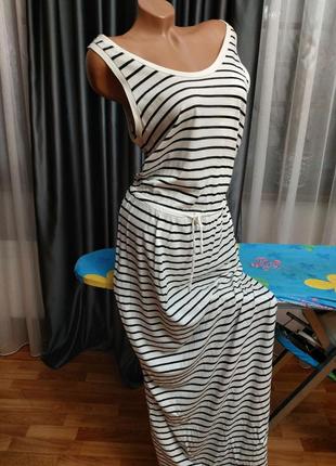 Шикарна натуральна сукня великого розміру батал сарафан плаття платье большого размера6 фото