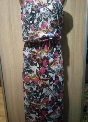 Сарафан  с бабочками