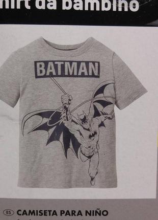 Batman. футболка с бетманом 98-140 размеры