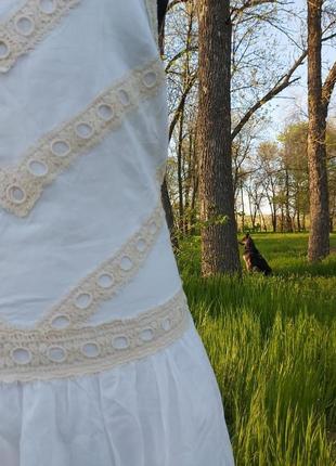 Гарнюще шовкове плаття з мереживом від "ann taylor"4 фото
