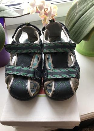 Кожаные босоножки сандалики сандалии 29 размер ортопедические 17-17,5 см