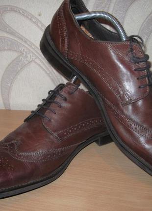 Продам кожаные туфли фирмы leder leather cuir 44 размера2 фото