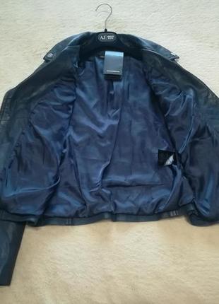 Куртка косуха шкіряна arma collection. michael kors massimo dutti