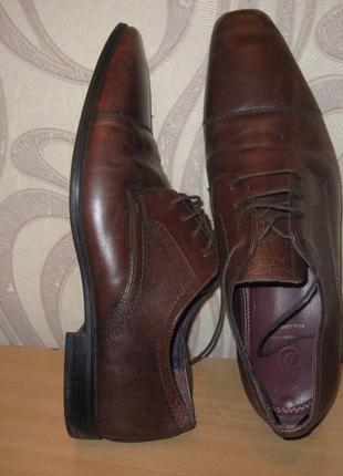 Продам кожаные туфли фирмы real leather 44 размера8 фото