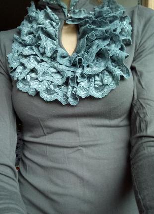 Блуза с красивым воротником