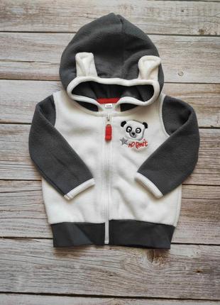 Флисовая флісова кофта флиска с капюшоном 62/68 baby fleece vest голландия