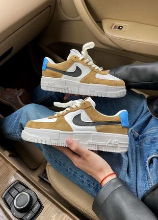 Кроссовки nike air force pixel desert sand