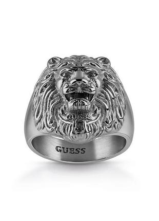 Кольцо перстень guess лев