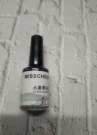 Акварельні краплі для нігтів манікюру 15мл фіолетовий колір