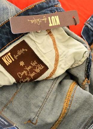 Короткая джинсовая юбка сша с потертостями размер 8 на 46 рр2 фото