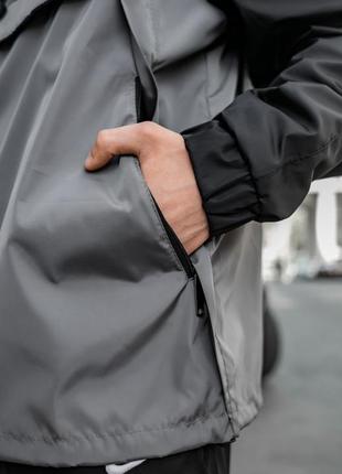 Комплект анорак house черно-серый + штаны president+ барсетка10 фото