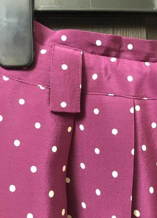 Шёлковая юбка в горох betty barclay немецкое качество3 фото