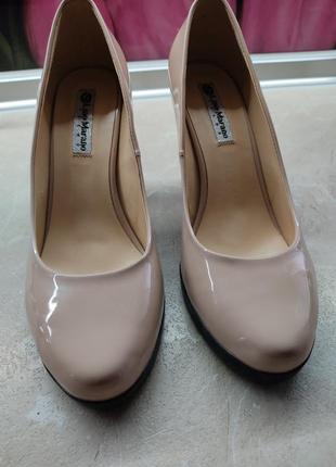 Туфлі шкіряні туфлі лак4 фото