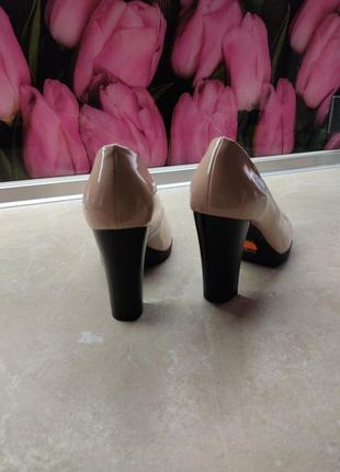 Туфлі шкіряні туфлі лак5 фото