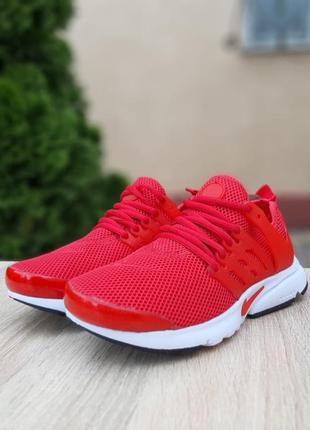 Женские кроссовки nike air presto red6 фото