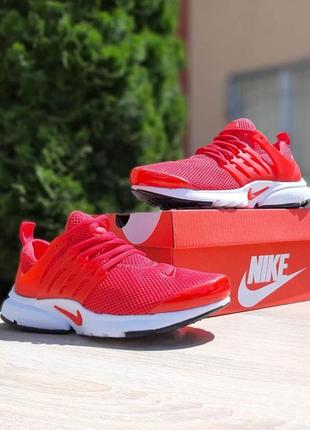 Женские кроссовки nike air presto red3 фото