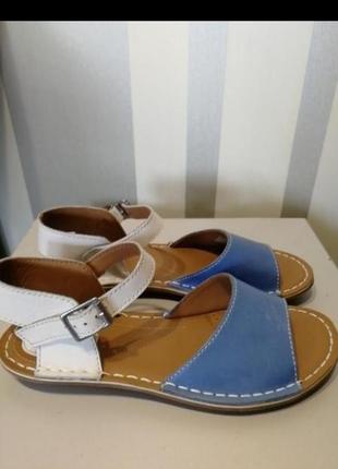 Кожа!!! clarks босоножки2 фото