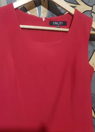 Красное платье incity.3 фото
