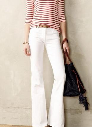 Білі джинси кльош італійські білі джинси❤️