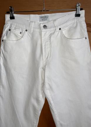 Белые джинсы клёш итальянские белые джинсы❤️4 фото