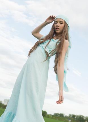 Нова натуральна сукня від українського бренду flamingogirl