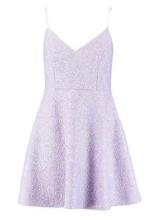 Шикарное лиловое платье boo hoo размер 16-(48)лиловое,сирень6 фото