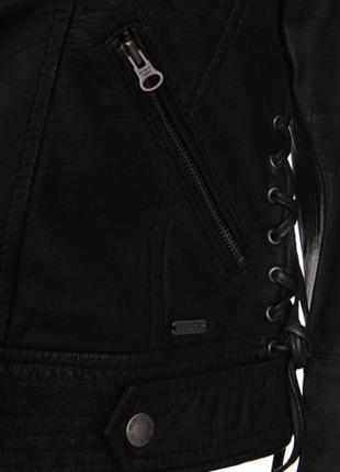 Шкіряна куртка pepe jeans розмір м8 фото