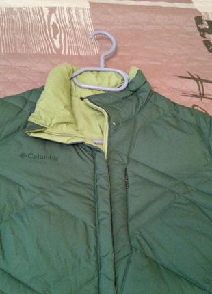 Куртка пуховик  двухстороняя columbia