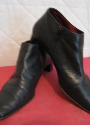 Ботинки полуботинки женские кожаные итальянские