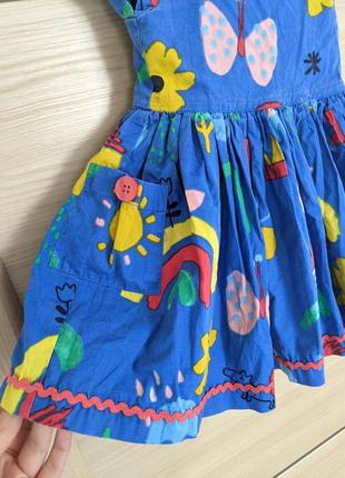Нарядное летнее эксклюзивное платье на малышку 9-12 месяцев годик два5 фото